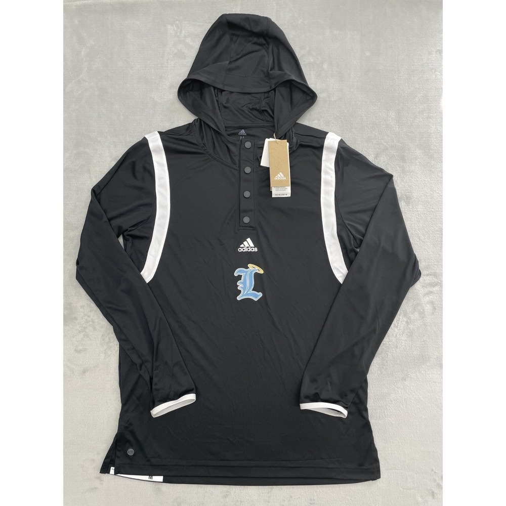 Adidas Icon Pulse Hoodie Men's M Black White Locke Saints Football NWT